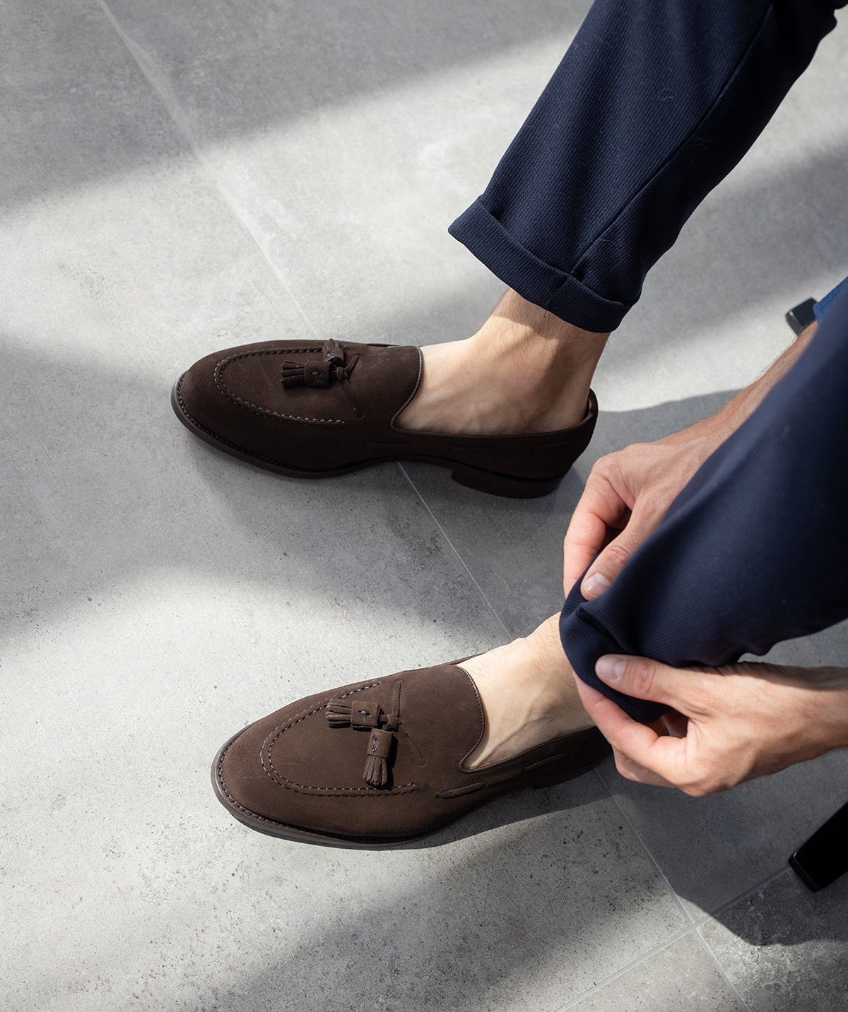 Mocassin OLDEN Daim Marron