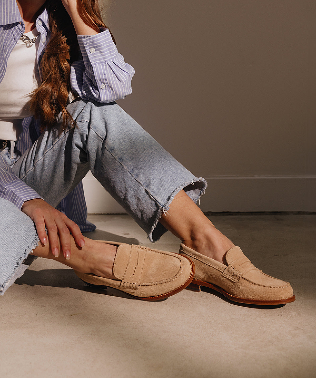 Mocassins Tiffany Beige Ambre