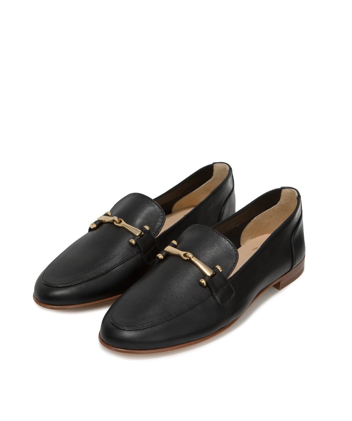 AMÉLIE Black Moccasins