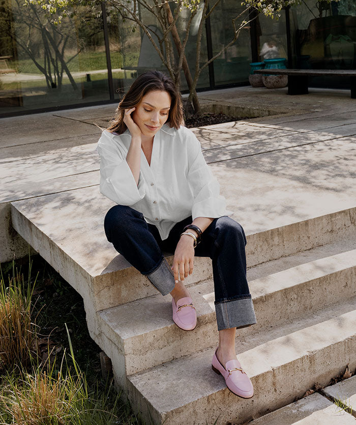 Mocassins AMELIE Rose Pétale