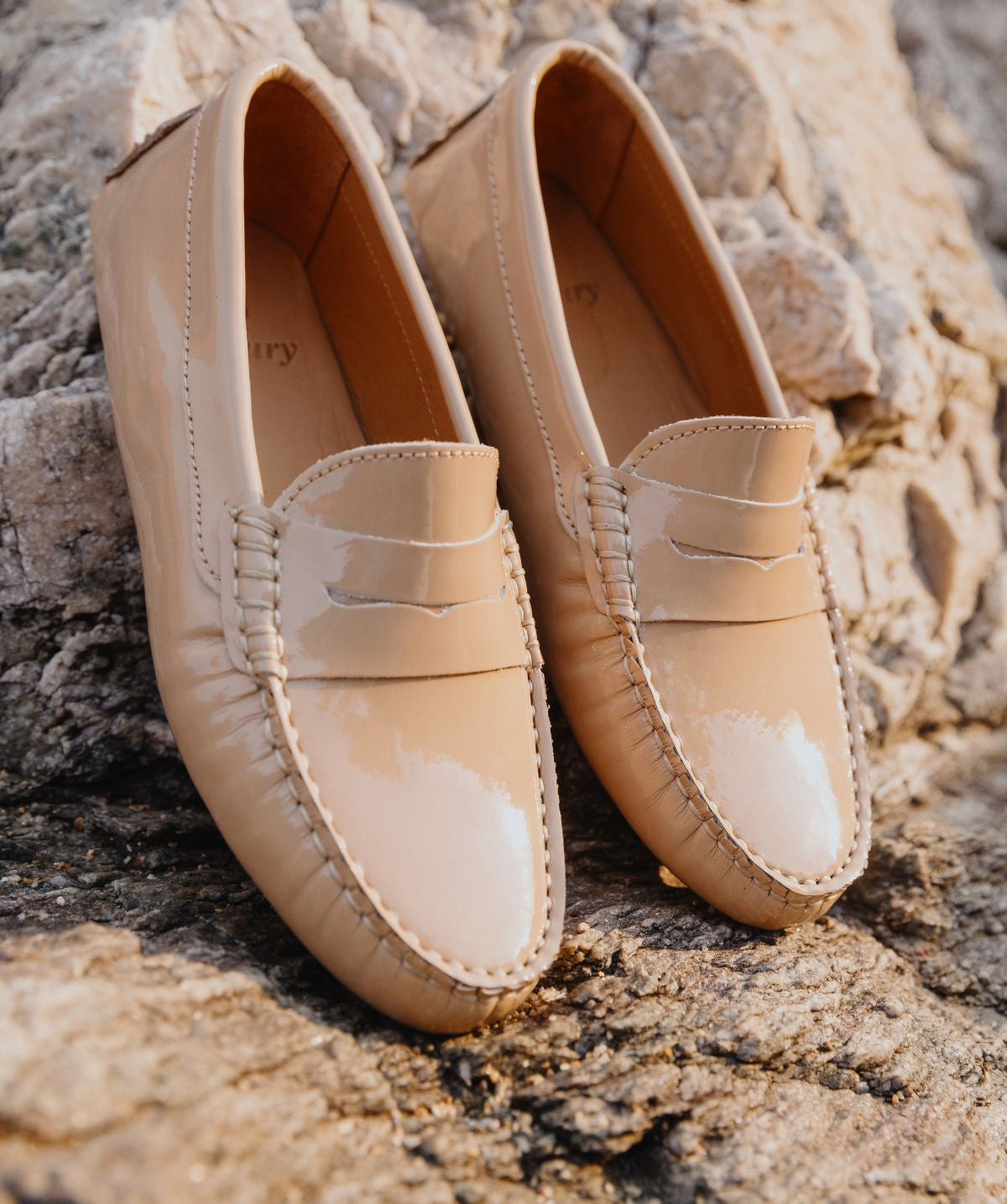 Mocassins ARLEQUIN Vernis Nude