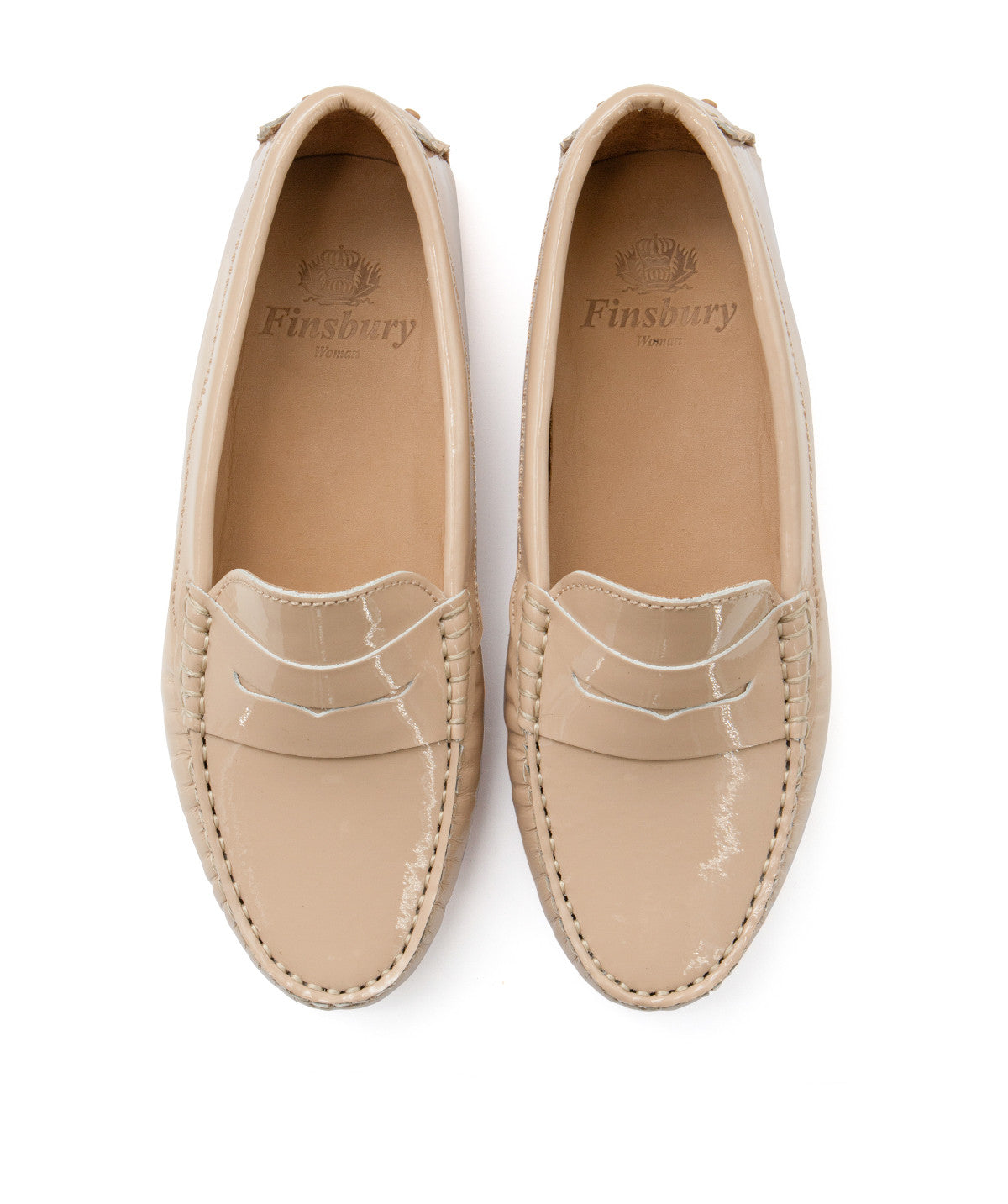 Mocassins ARLEQUIN Vernis Nude