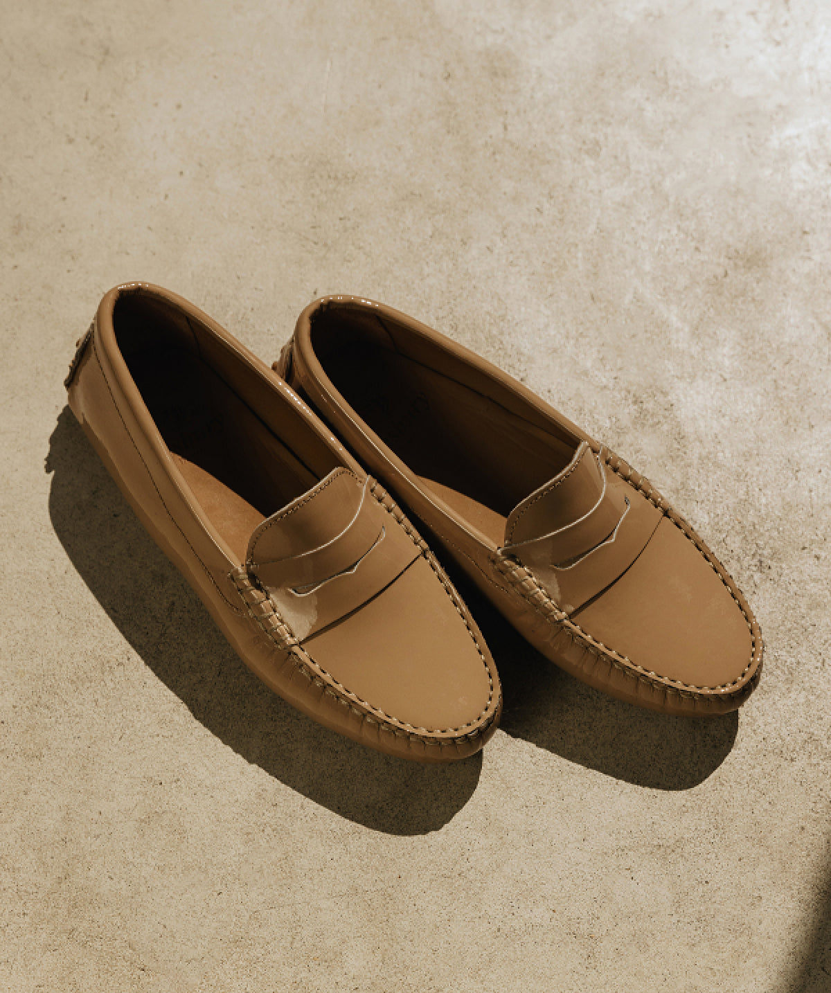 Mocassins ARLEQUIN Vernis Nude