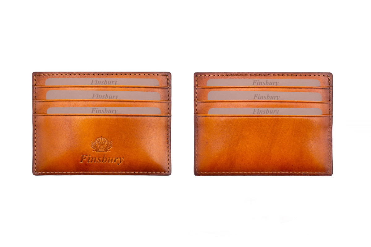 Porte-cartes Gold Patiné