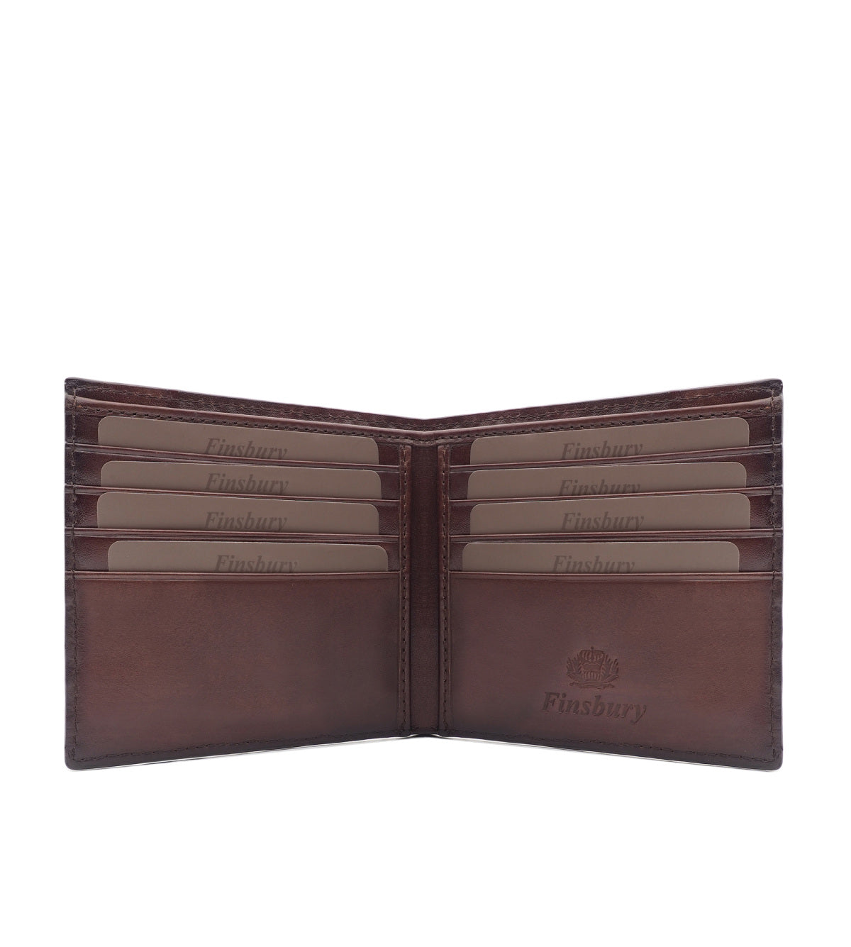 Portefeuille Croco Marron