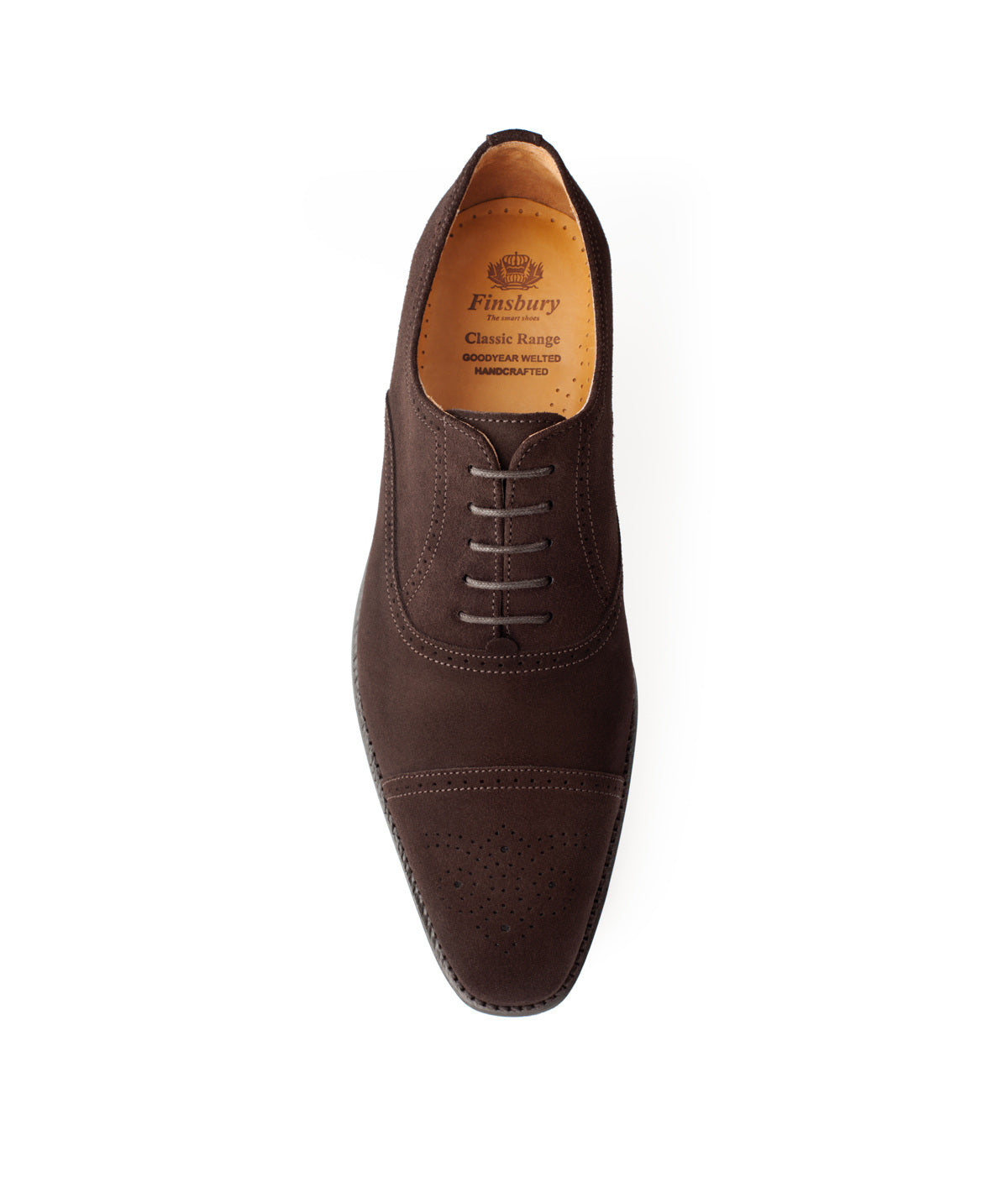 Richelieu DIPLOMAT Veau Velours Marron