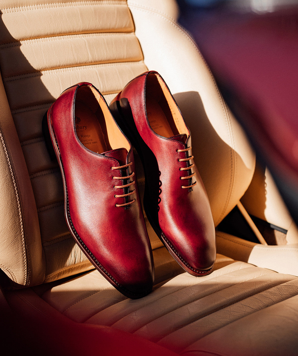 Richelieu GIULIA Bordeaux Patiné