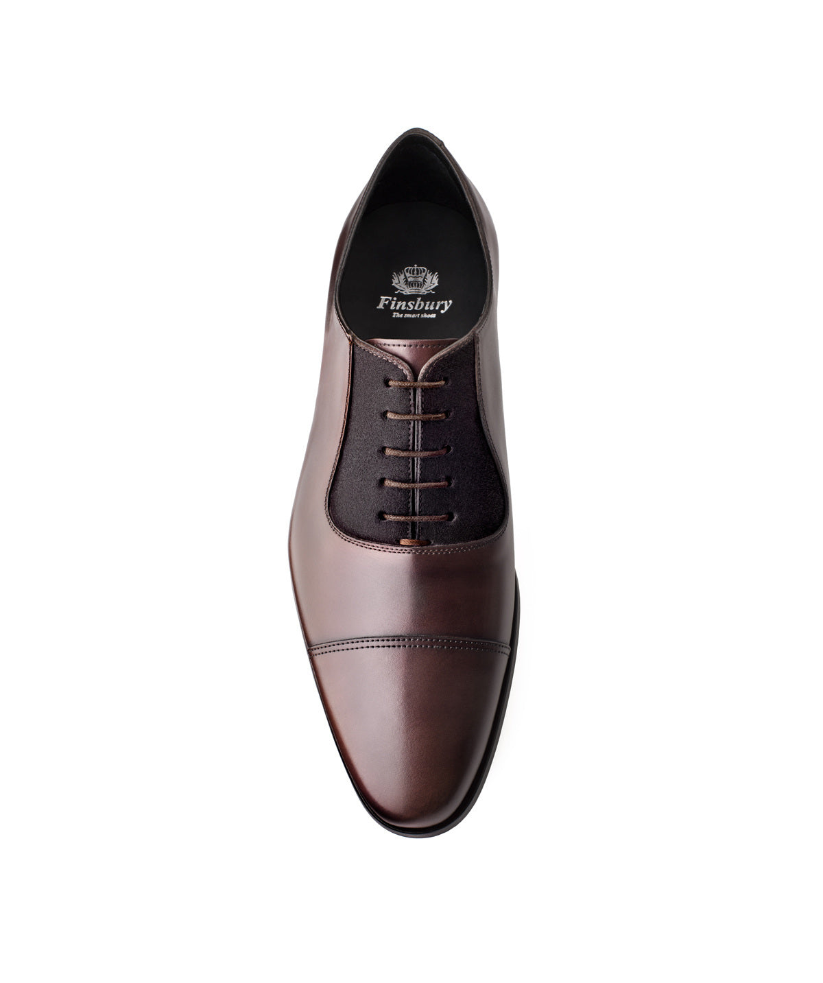 Richelieu HEATHROW MARRON BI MATIERE
