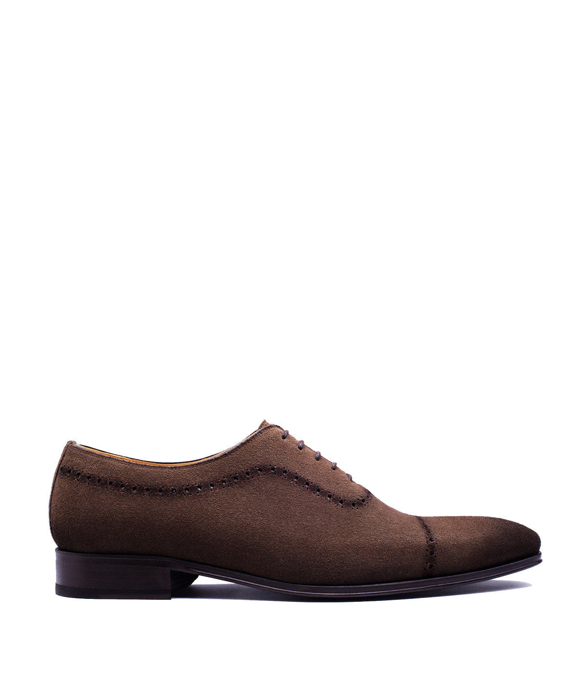 LORENZO Brown Suede Richelieu