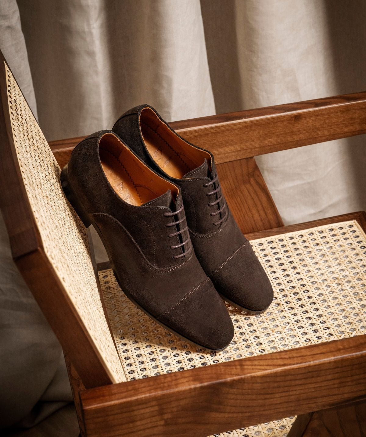 Richelieu WHITNEY Daim Marron Foncé