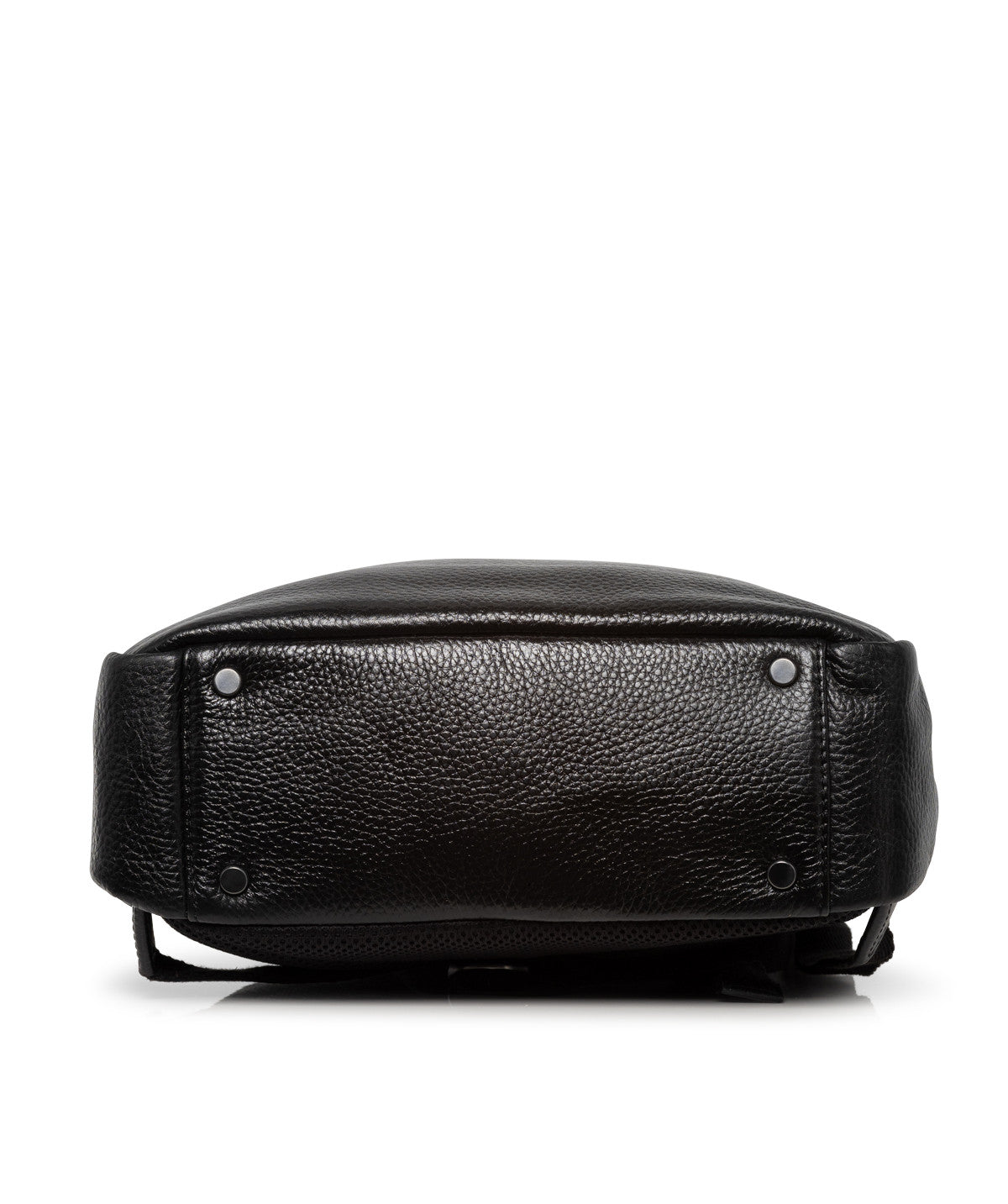 Sac à Dos en Cuir Grainé Noir