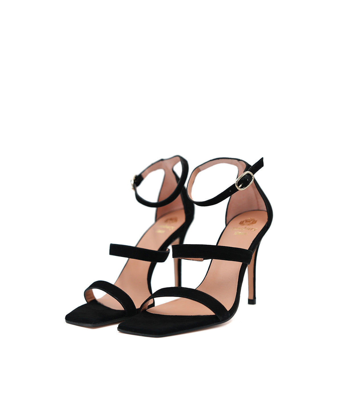 Sandales ELSA Veau Velours Noir