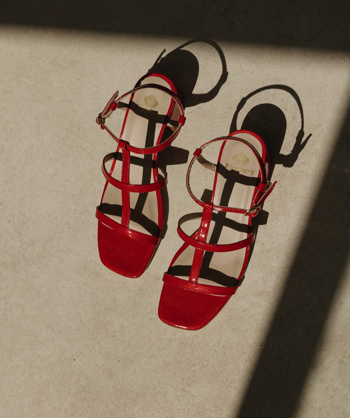 Sandales LAURA Rubis