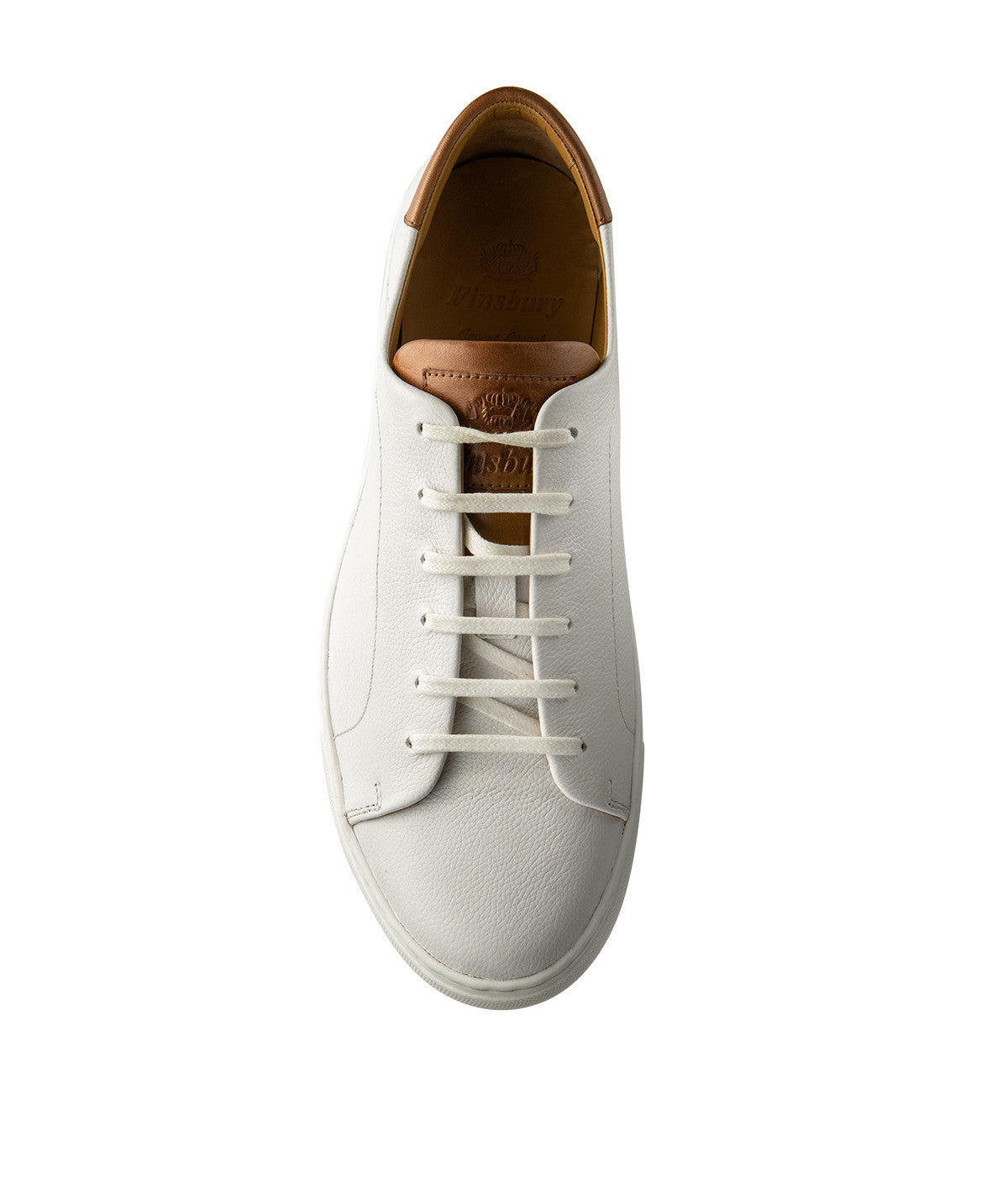 MURPHY Grained White Sneakers