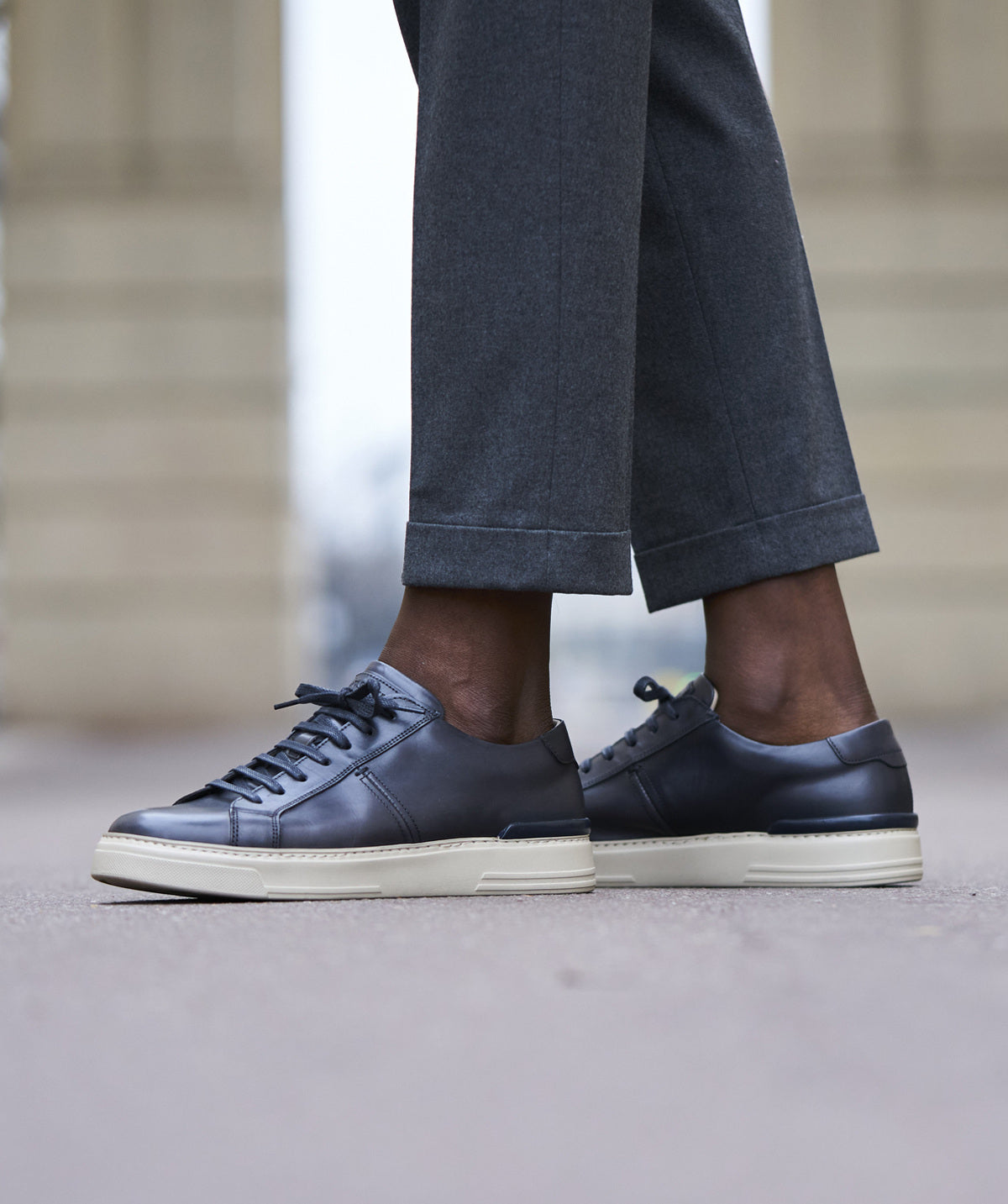 Sneakers RIVA Gris Patiné