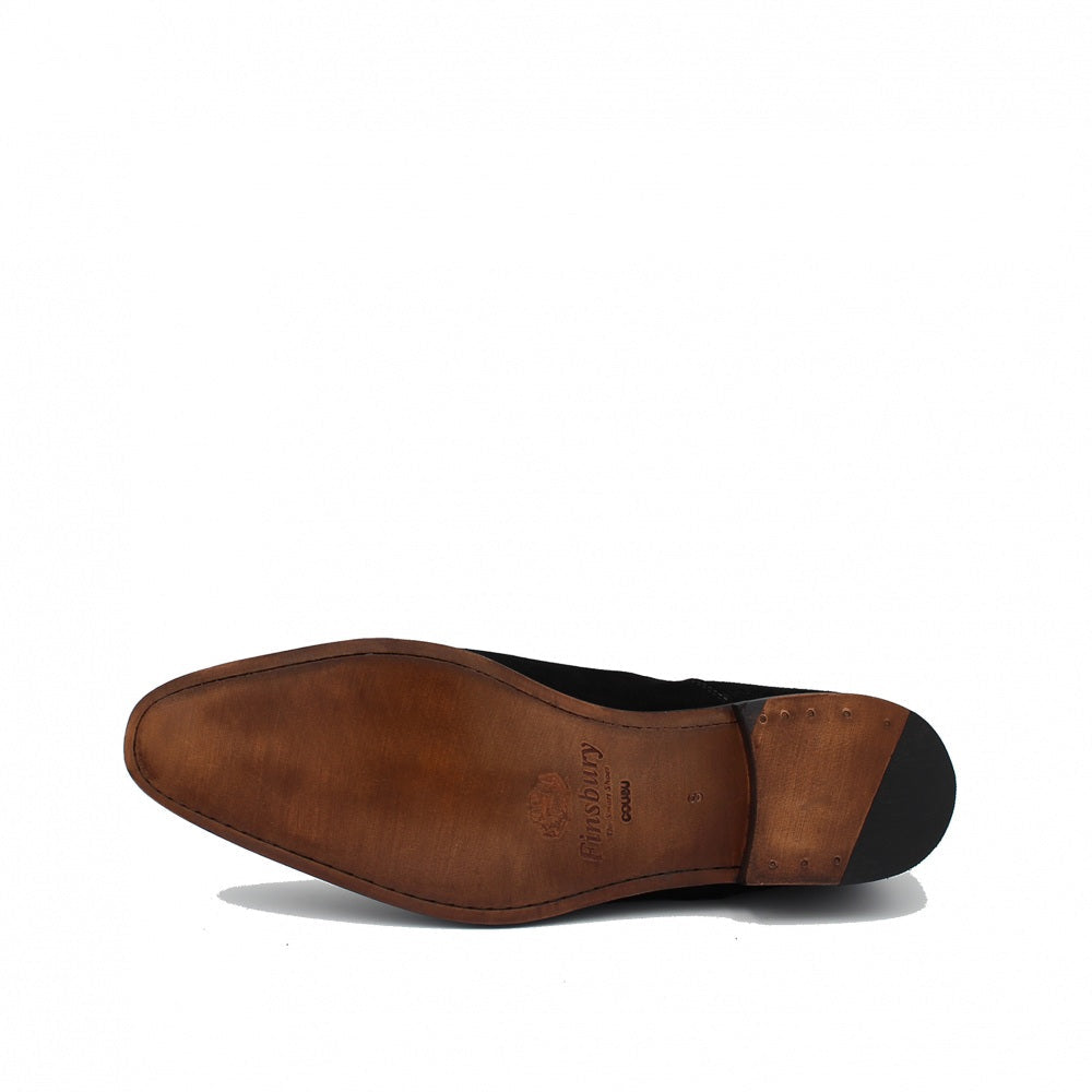 TIVOLI Black Suede Ankle Boots