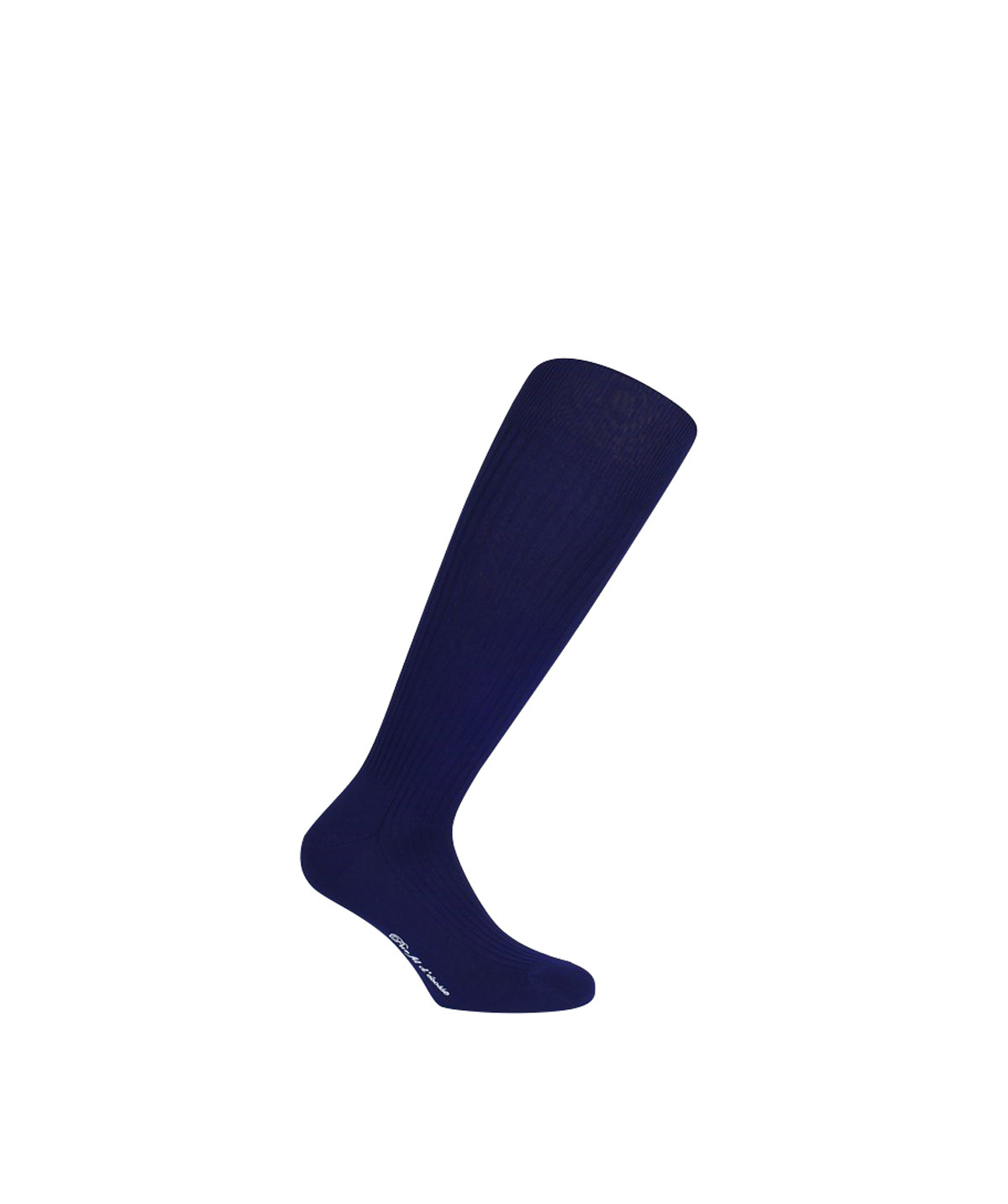 Navy Knee-Length Cotton Socks