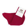 Crimson Cotton Socks