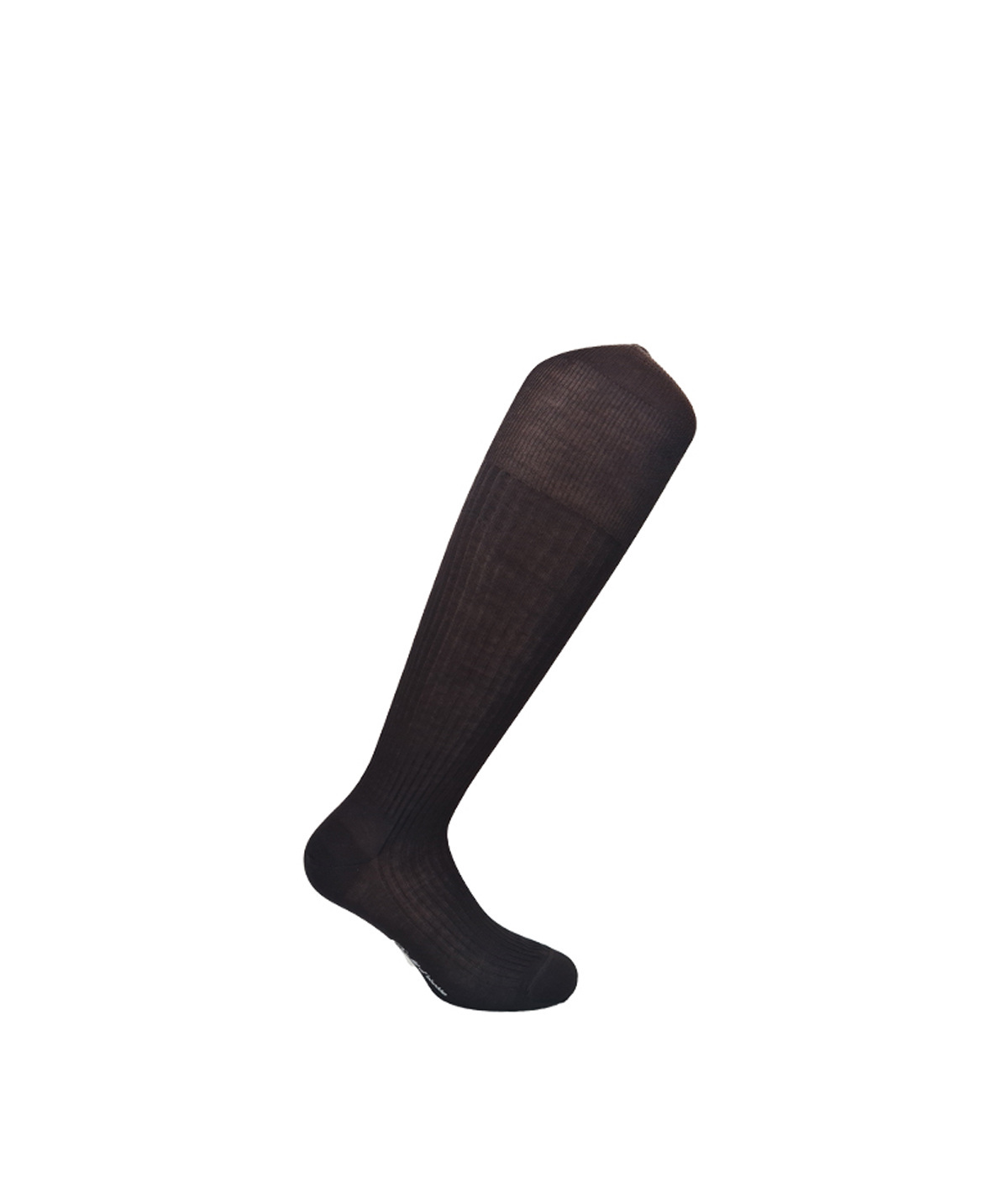 Brown Knee-Length Cotton Socks