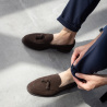 Loafers OLDEN Brown Suede