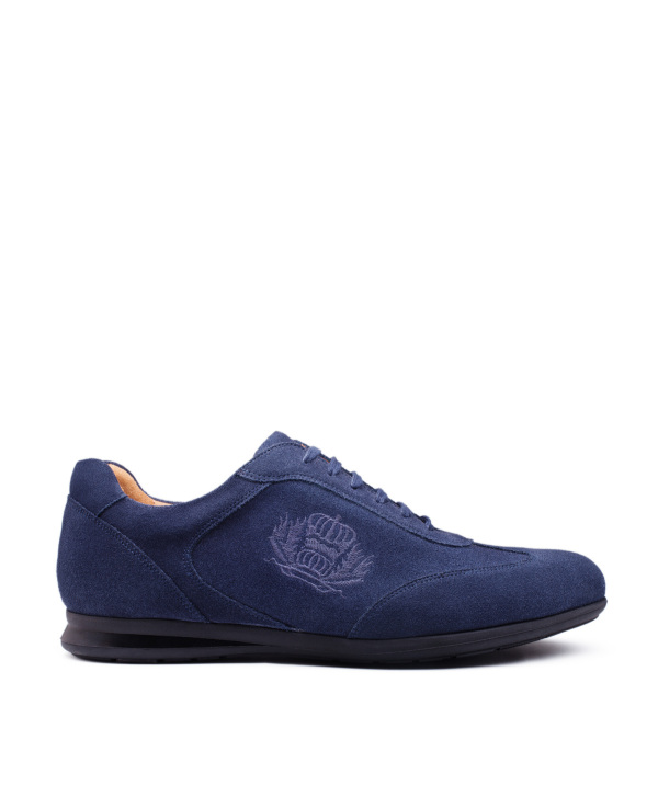 Sneakers TUCSON Veau Velours Bleu Marine