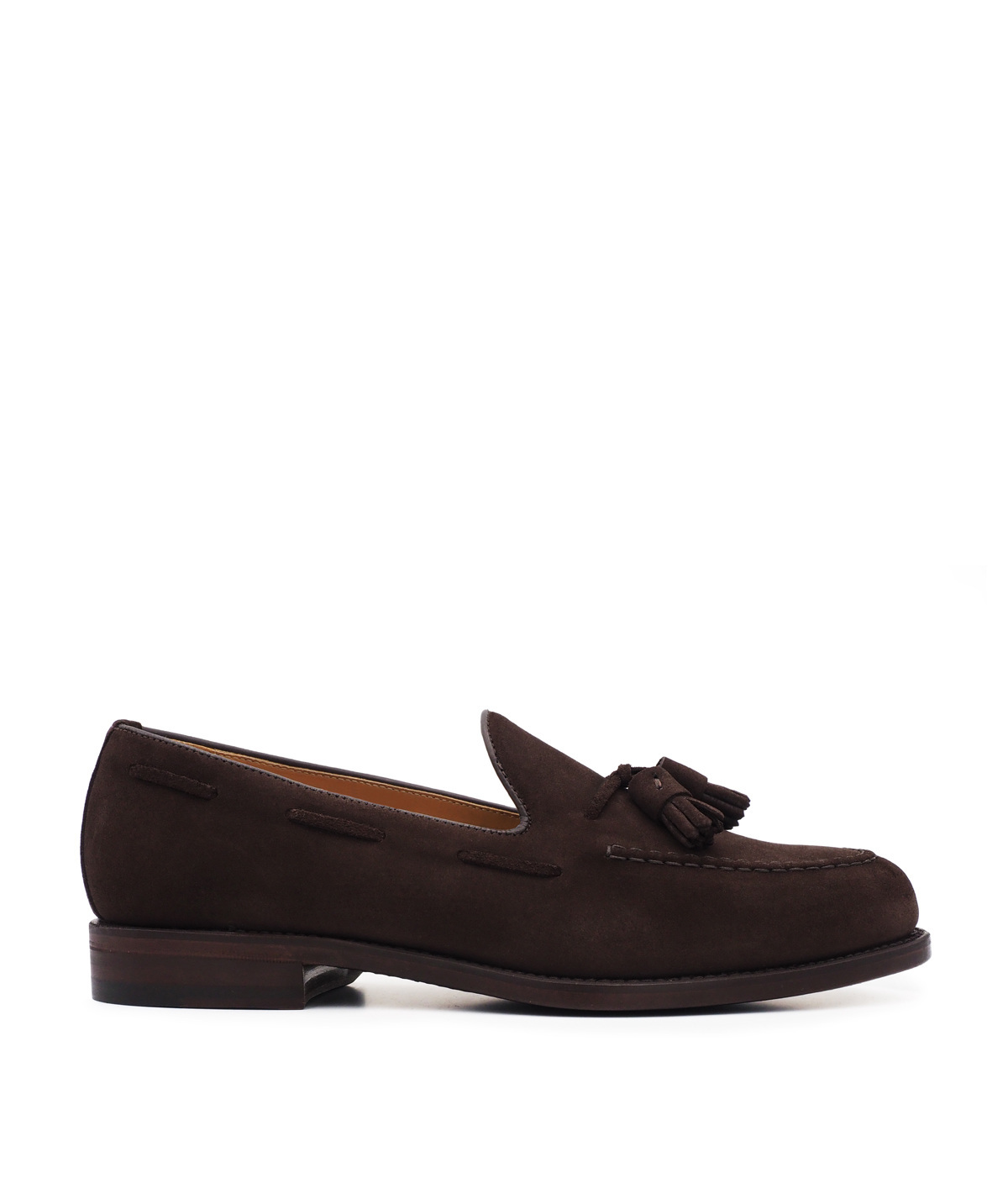 Mens Shoes Slip-on shoes Loafers Doucals Suede Fringe-detail Loafers in Brown for Men 