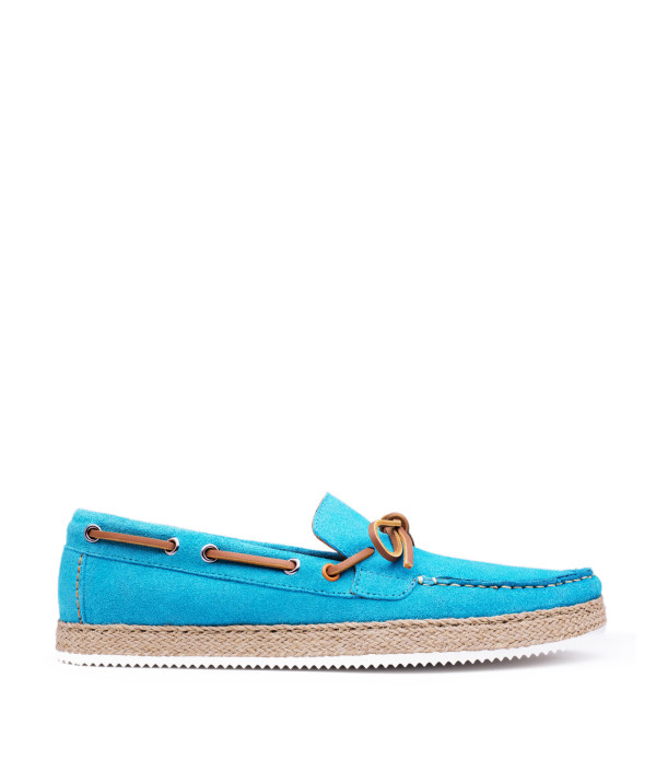 Loafers Panama Turquoise Blue