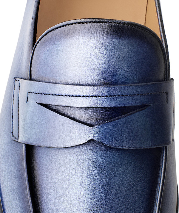 Loafers BRECOURT Blue Patina