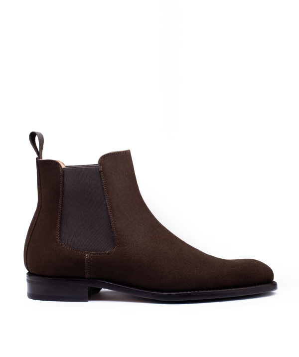 Boots CHELSEA Suede Brown
