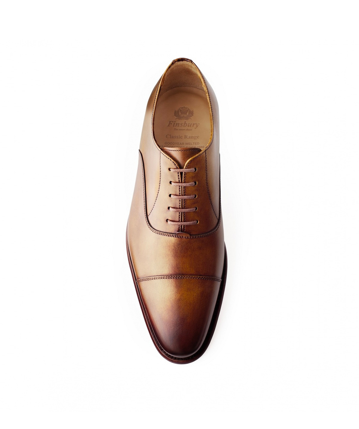 Consul Gold Patina Men's Oxford Shoe - Finsbury Shoes