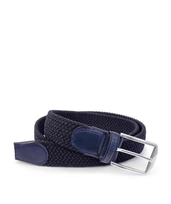 Blue Navy Braided Belt