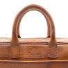 Gold Grene Grained Briefcase