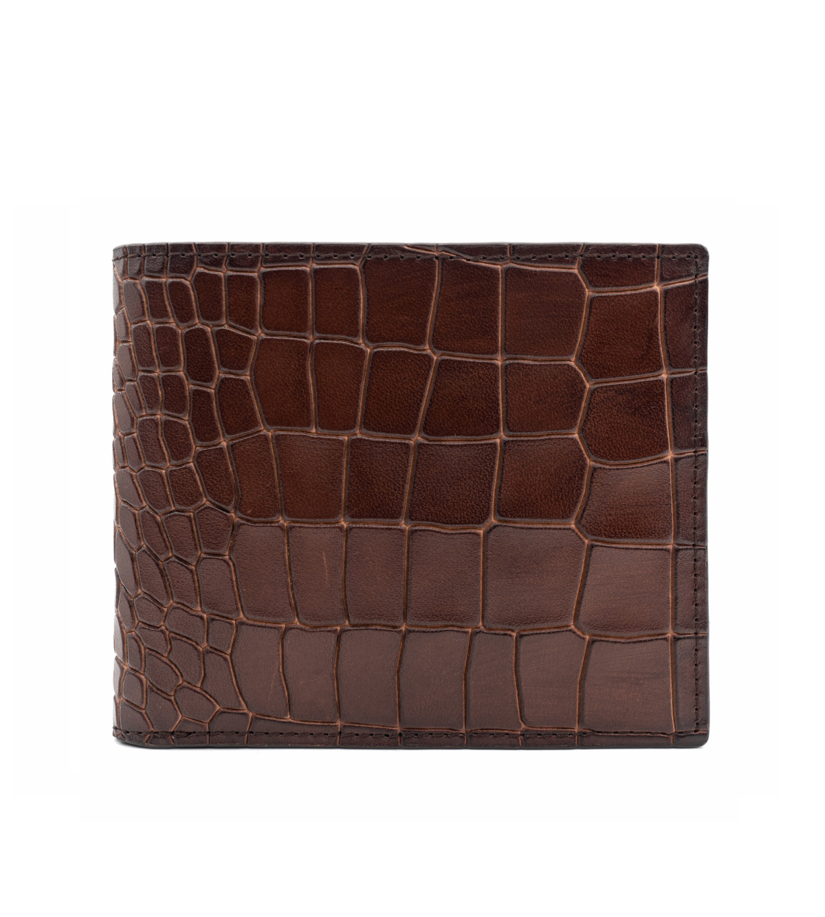 Brown Croco Wallet