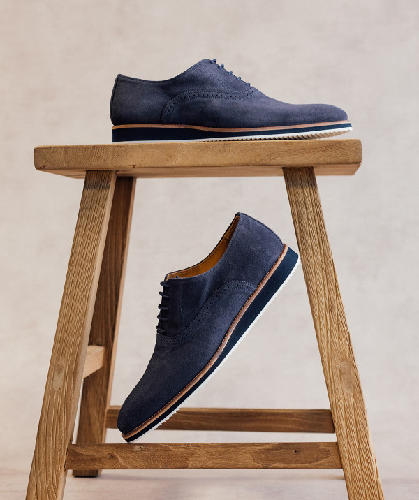 Oxford WILL Navy Suede