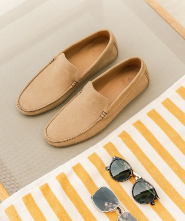 Loafers DANDY Suede Sand
