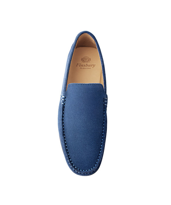Loafers DANDY Blue Suede