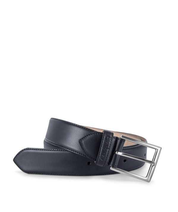Black Leather Belt (new model)