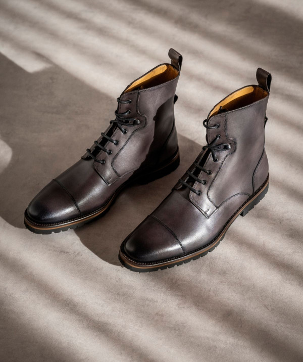Boots POWELL Grey