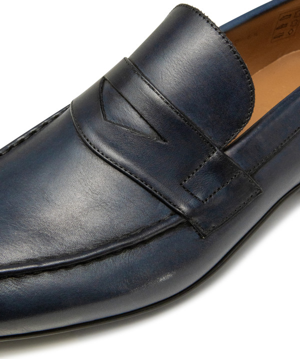 Loafers CLAYTON Blue Patina