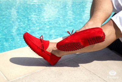 GINO Red Suede