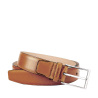 Gold Patina Leather Belt