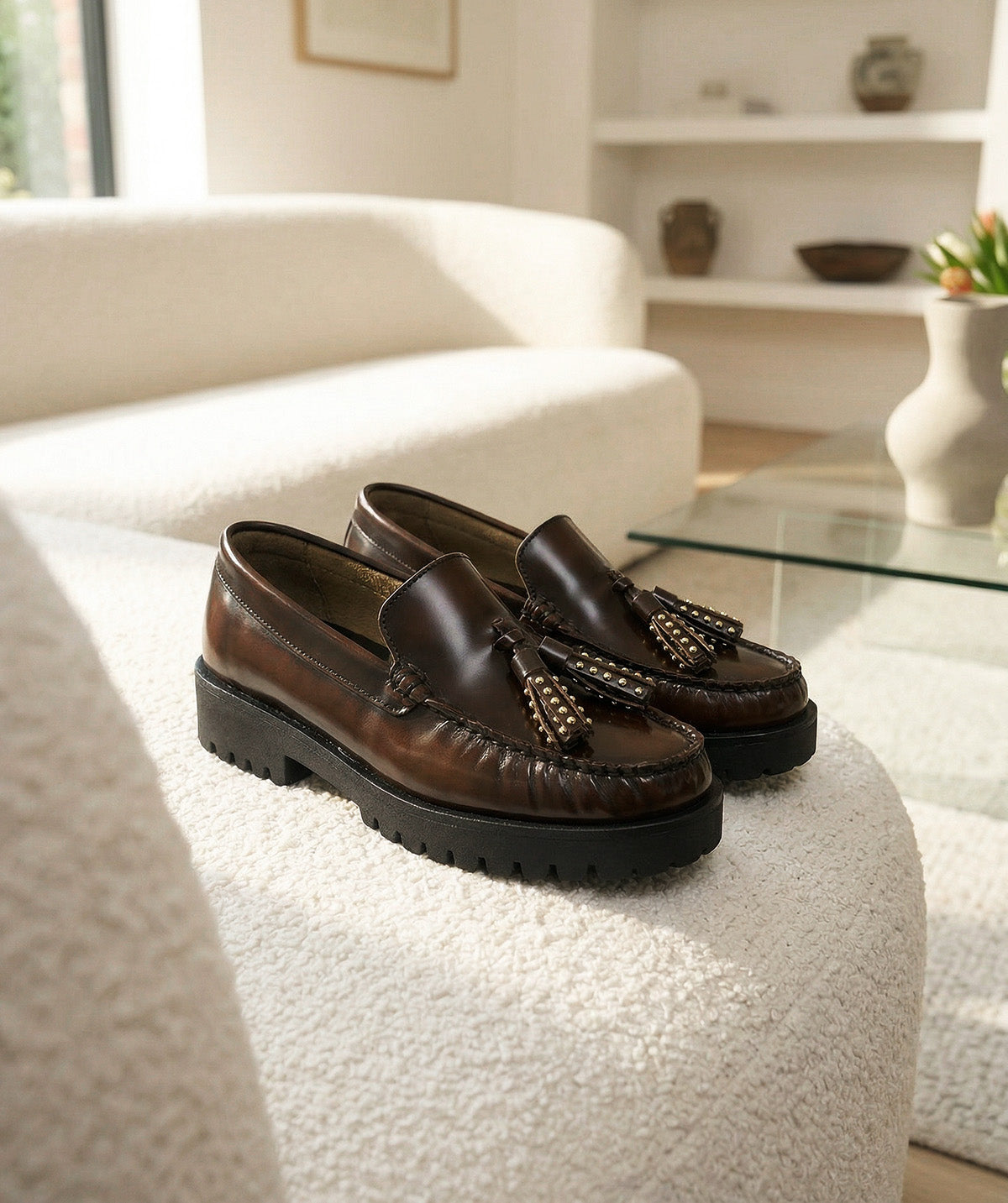 Mocassins ARIANE Brun