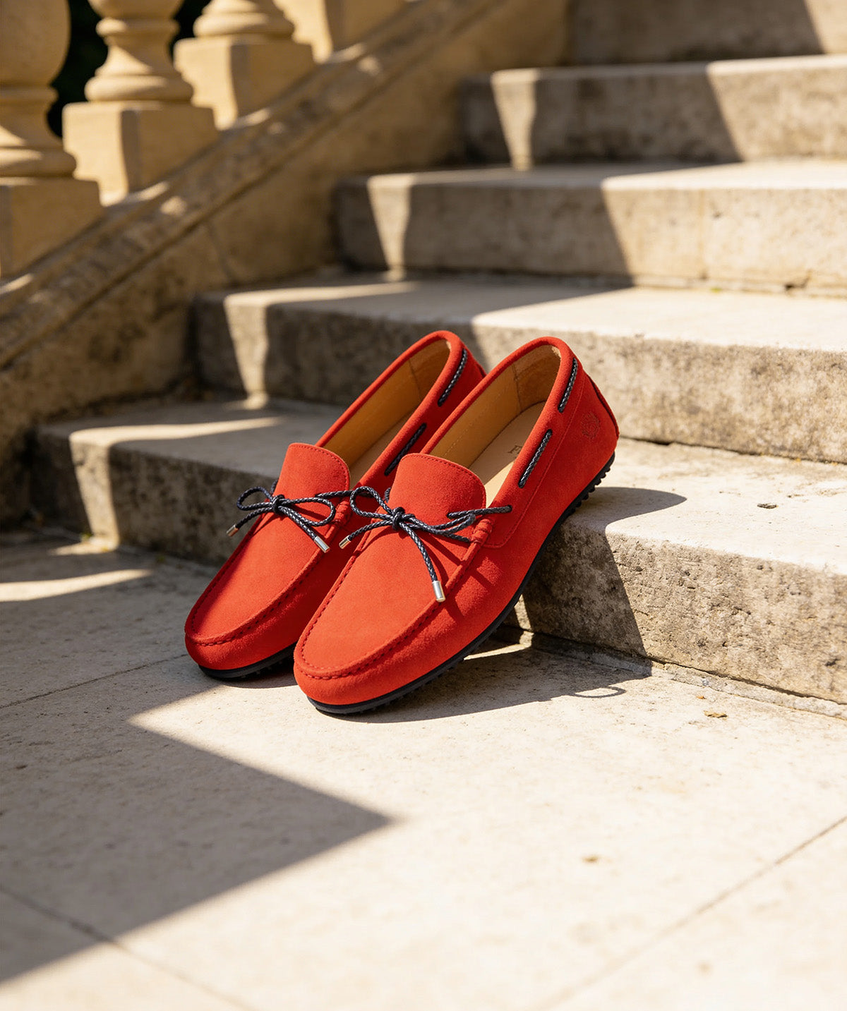 Mocassin CANCUN Daim Rouge