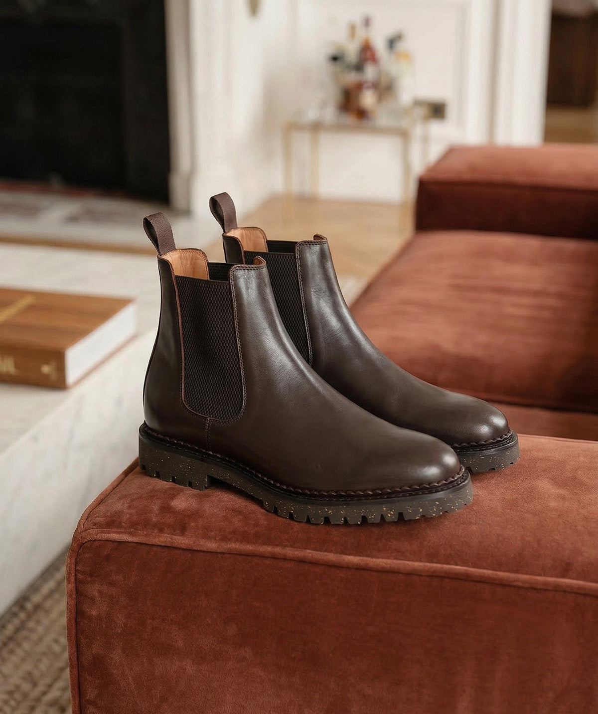 Bottines FULHAM Marron