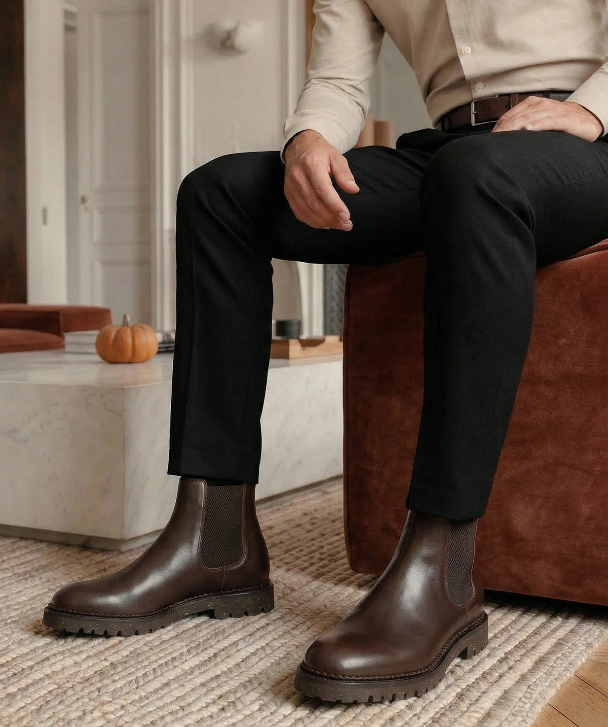 Bottines FULHAM Marron