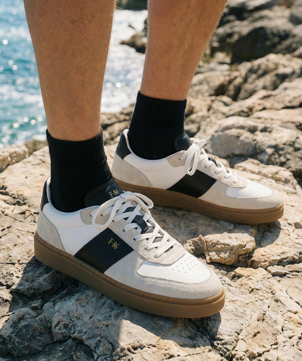 Sneakers ALEXIS Noir et Blanc