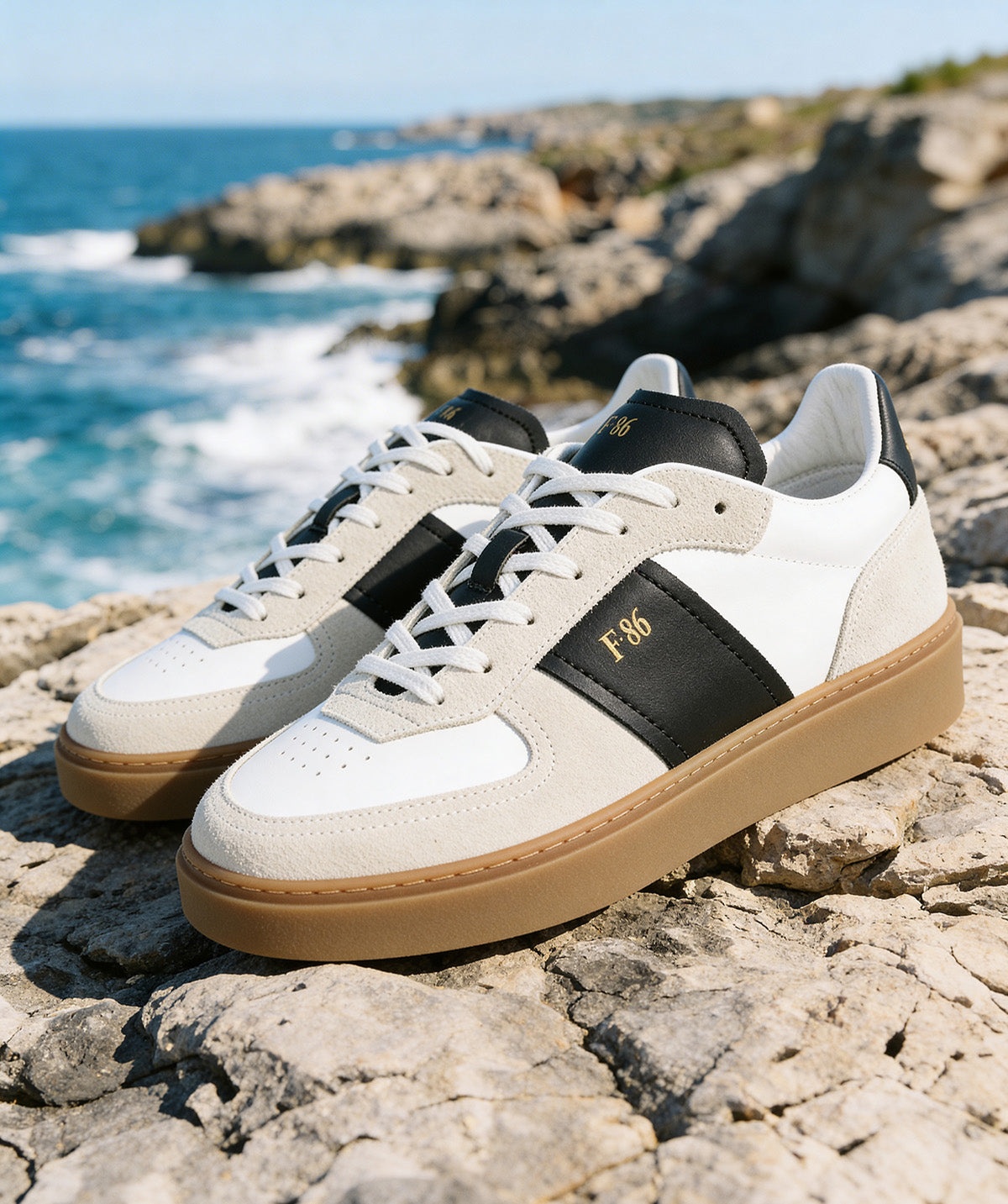 Sneakers ALEXIS Noir et Blanc