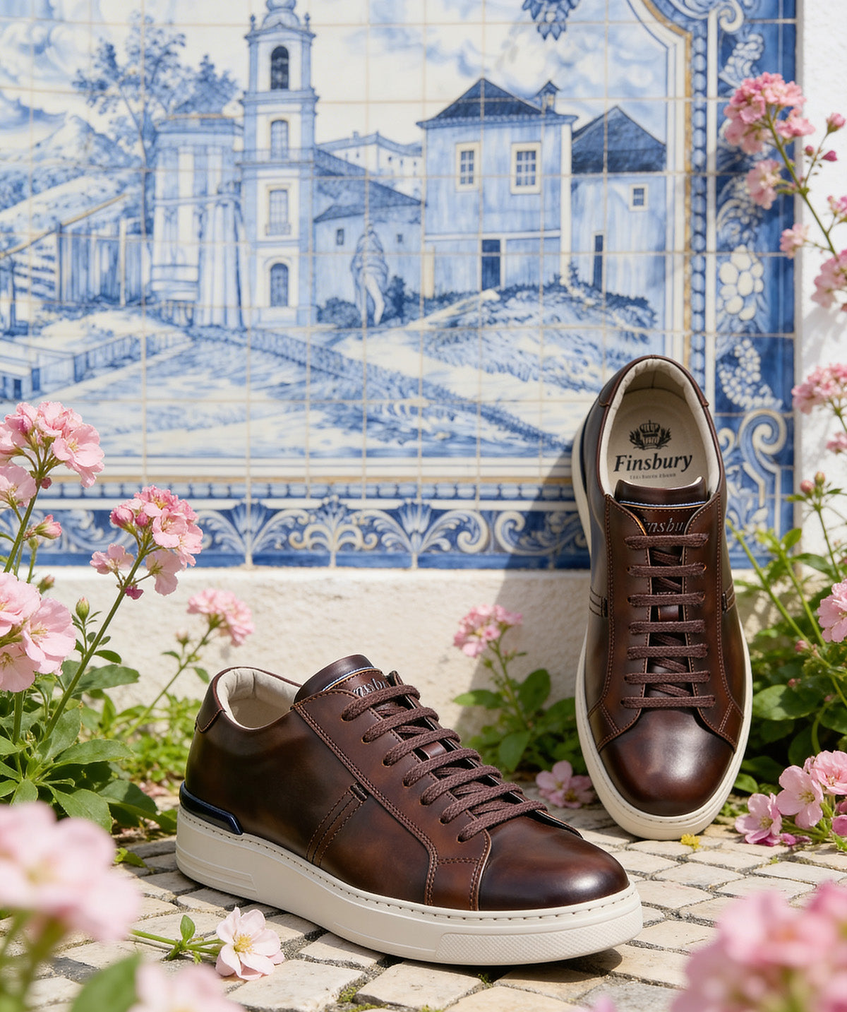 Sneakers RIVA Marron Patiné