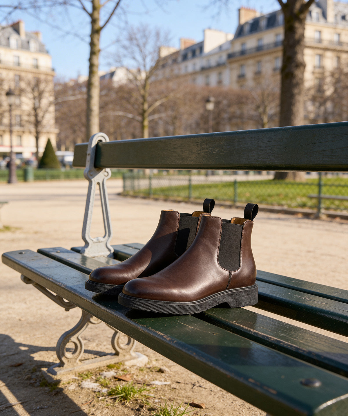 ANTON Brown Ankle Boots