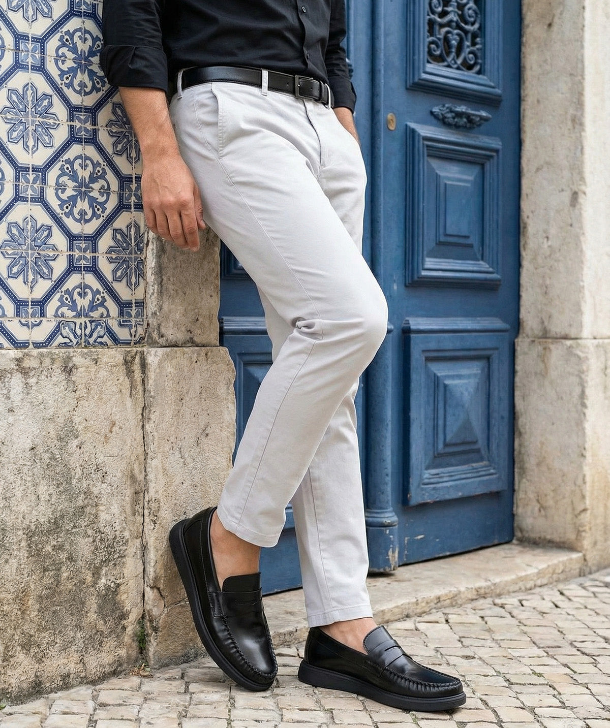 Mocassins EDUARDO Noir Lisse